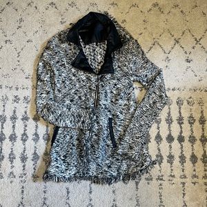 Tweed mid length jacket